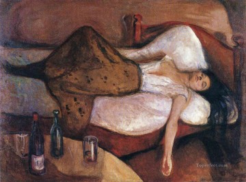 Edvard Munch Painting - el día después de 1895 Edvard Munch